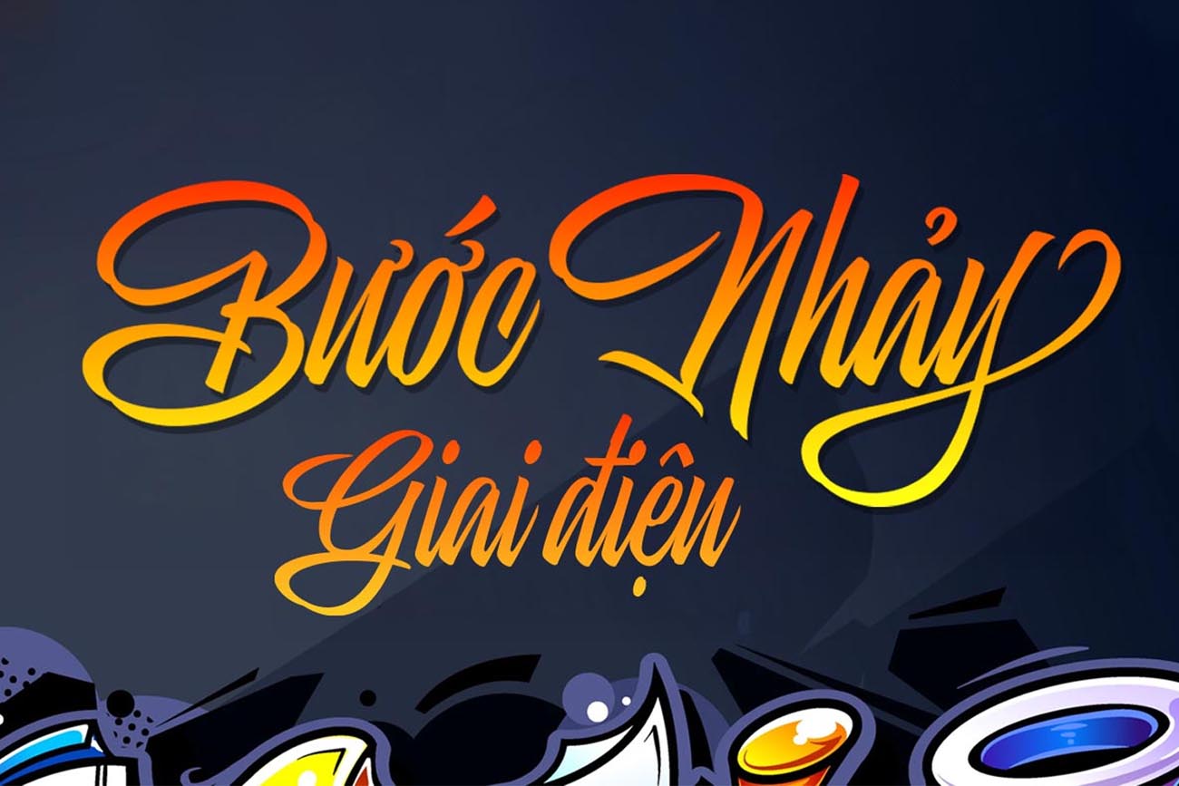 Font chữ Việt hóa phong cách graffiti SVN Skill